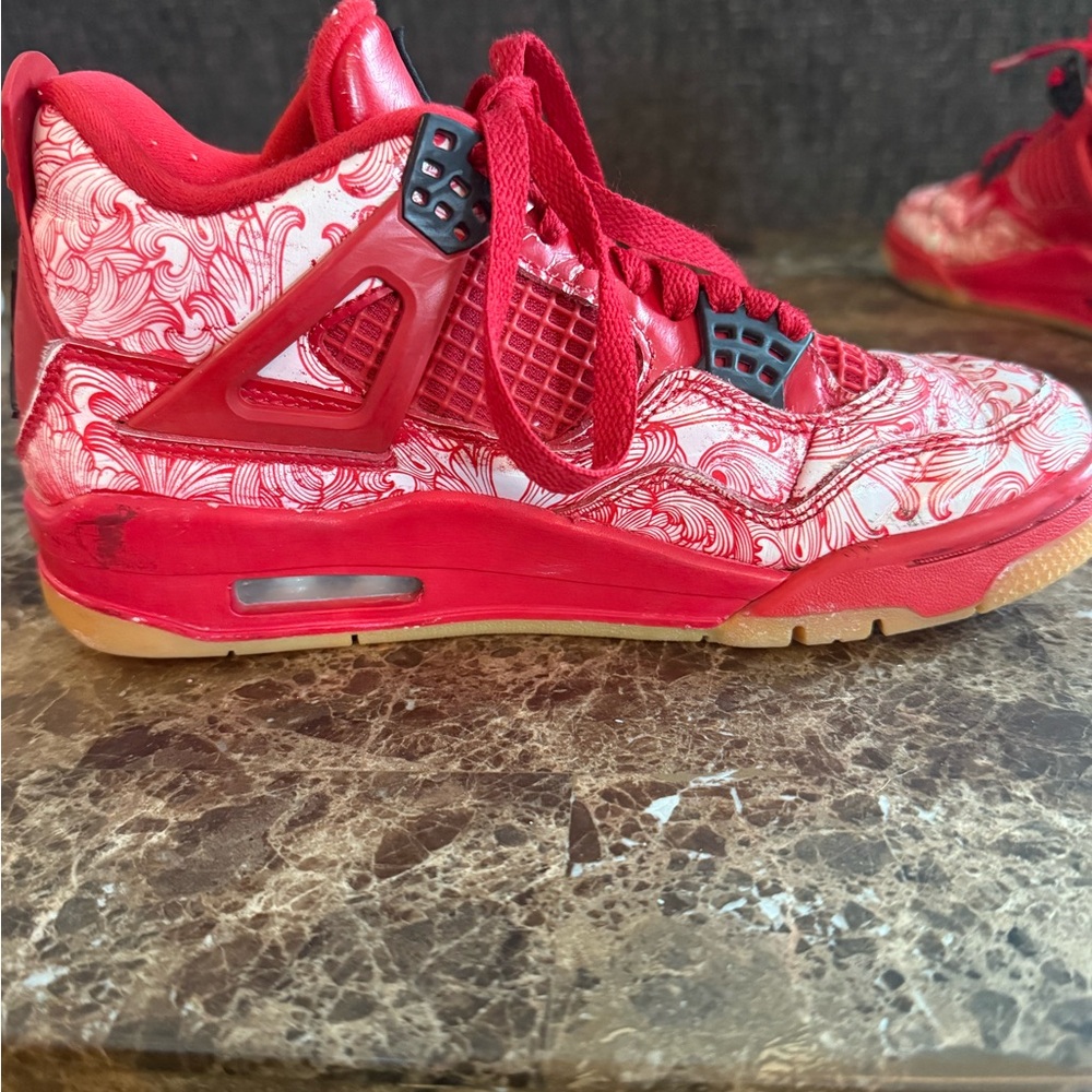 Nike. Wmns Air Jordan 4 Retro NRG 'Singles Day'’. Size 5.5. - Picture 10 of 16